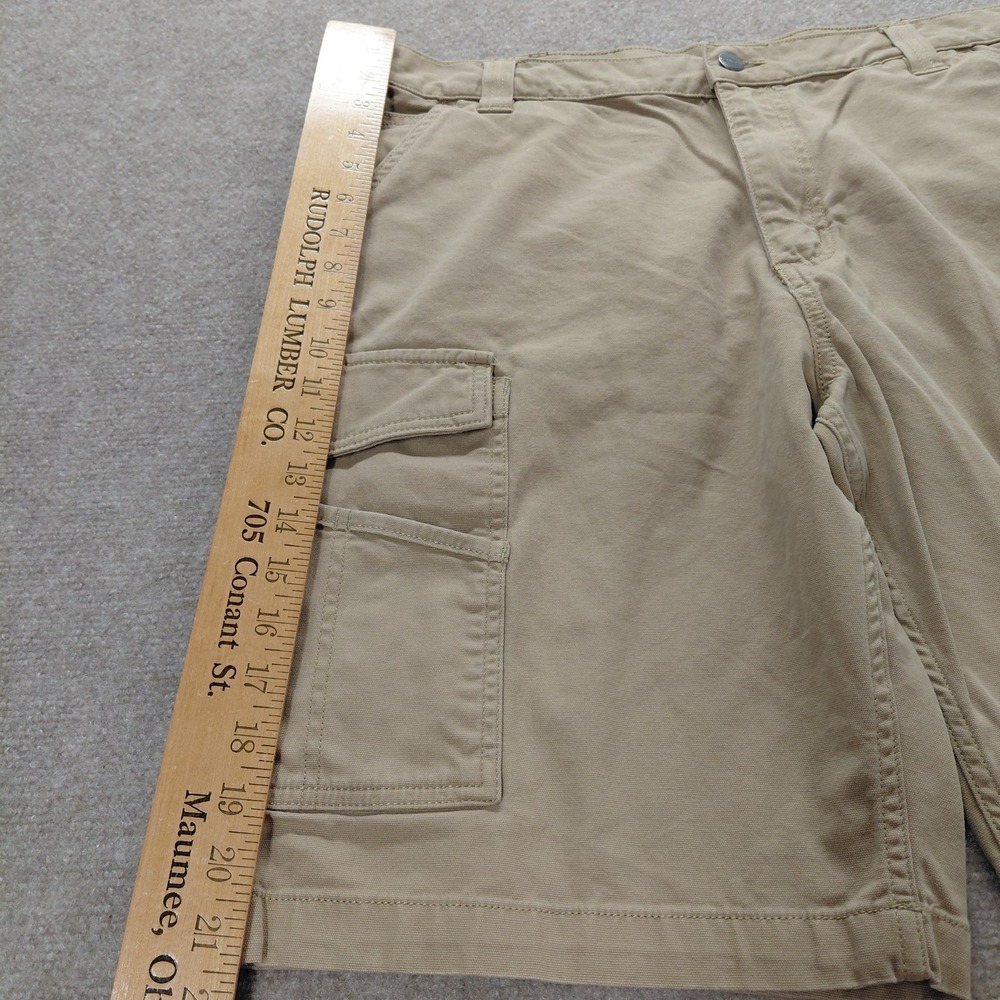 Carhartt Relaxed Rugged Flex Shorts Mens 38 Khaki Tan Work Utility 10.5" Inseam - Picture 7 of 12